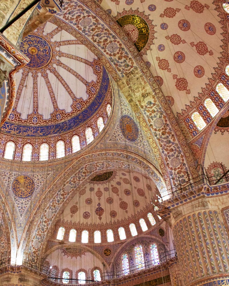 清真寺内的伊斯坦布尔