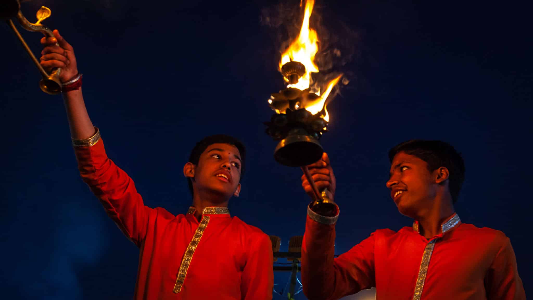 Kumbh梅拉Aarti