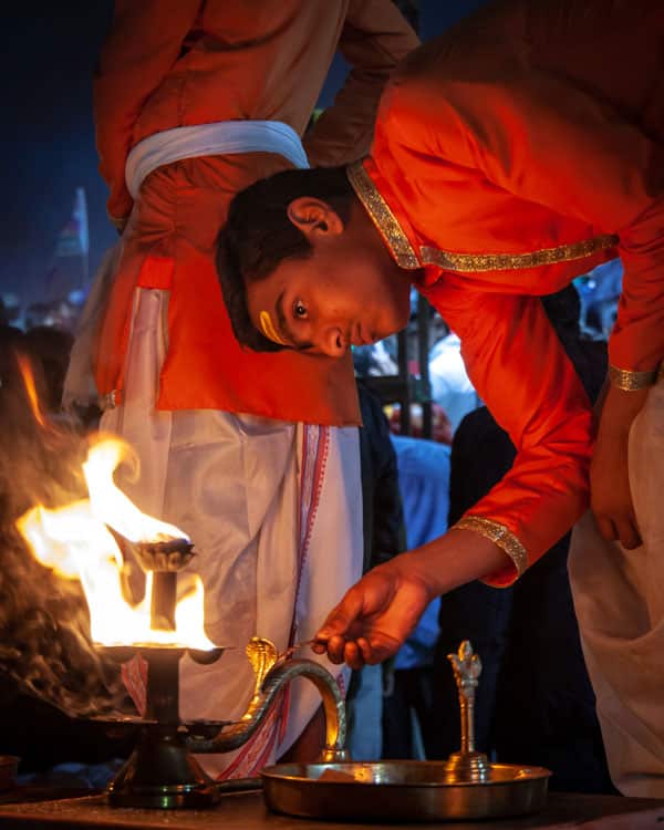 Kumbh梅拉Aarti