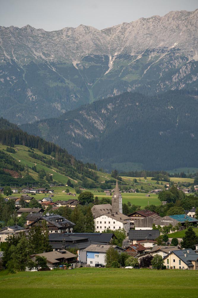 附近的村庄Leogang