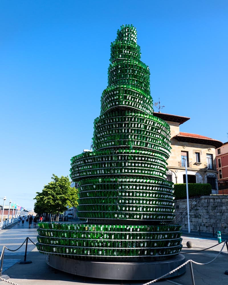 Gijón西班牙的苹果酒树