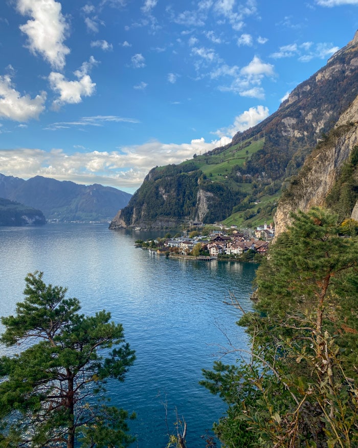瑞士的湖泊