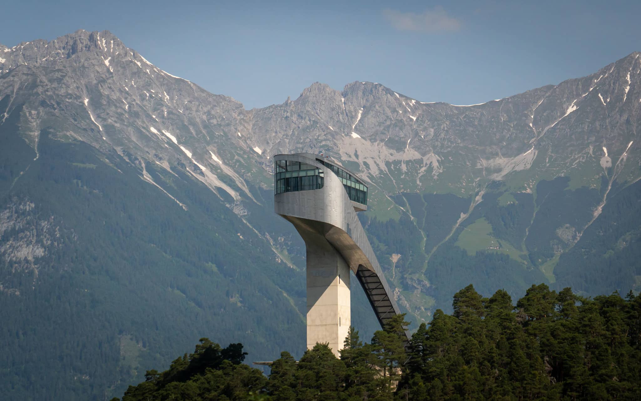 Zaha Hadid's Bergisel Ski Jump is a year-round sporting wonder