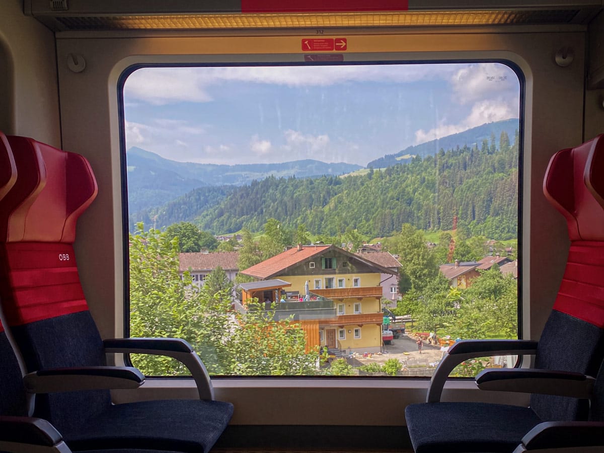Explore Austria in summer by train for some amazing views