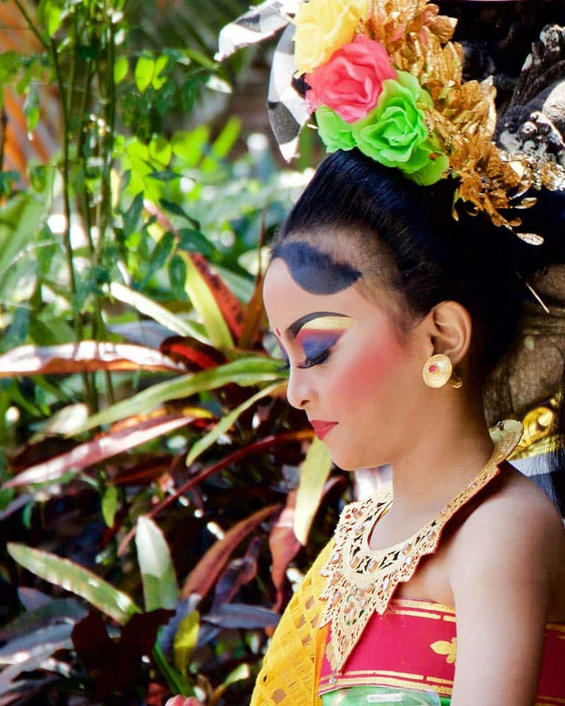巴厘岛Traditionl女孩